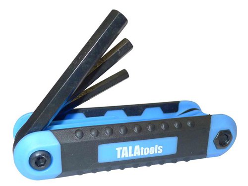 TAL Metric Folding Hexagon Key Set, 8 Piece