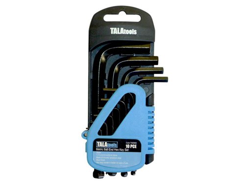 TAL Metric Folding Hex Key Set, 10 Piece