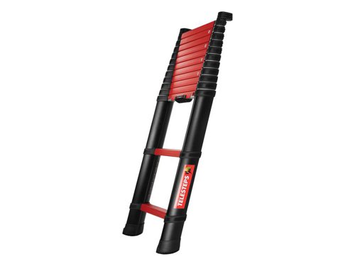 The Telesteps Rescue Line Telescopic Ladder is the first telescopic ladder in the world where 3 people can use the ladder at the same time. It is the 2nd generation with the revolutionary triangular tube design, which makes the ladder stronger and more torsional rigid than ever before.Because of its compact nature, it’s especially useful in narrow spaces, staircases, in elevator rooms, etc. It also fits in any vehicle, being accessible whenever you need it. To save time while extending the ladder in pressured situations, Rescue Line has built-in height indicators, letting you choose the right height for every specific situation.The Rescue Line is certified according to the European standard EN 1147, specifically created for fire and rescue workers. This standard is known as one of the strictest certifications to obtain for a telescopic ladder, means amongst other advantages, it can handle loads up to 500kg or 3 people at the same time.This Telesteps Rescue Line Firefighters Telescopic Ladder has the following specifications:No. of Treads: 13.Tread Width: 50mm.Working Height: 5.0m.Extended Length: 4.1m.Closed Length: 1.17m.Width: 0.47m.Weight: 19.2kg.