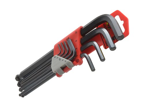 TEN Metric Ball Point Hexagon Key Set, 9 Piece