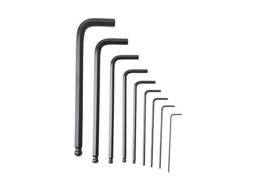 TEN Metric Ball Point Hexagon Key Set, 9 Piece