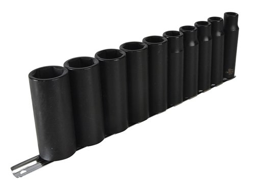 TEN 1/2in Drive 9126 Deep Impact Socket Set, 10 Piece