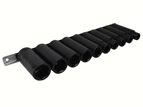 TEN 1/2in Drive 9126 Deep Impact Socket Set, 10 Piece