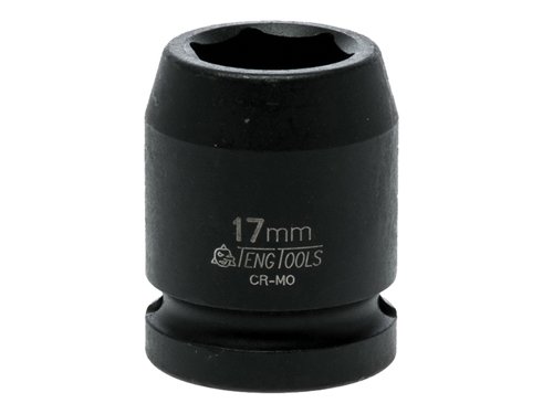 TEN Impact Socket Hexagon 6-Point 1/2in Drive 17mm
