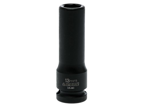 TEN Deep Impact Socket Hexagon 6-Point 1/2in Drive 13mm