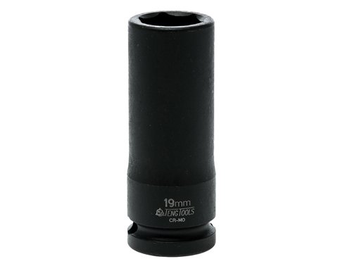 TEN Deep Impact Socket Hexagon 6-Point 1/2in Drive 19mm