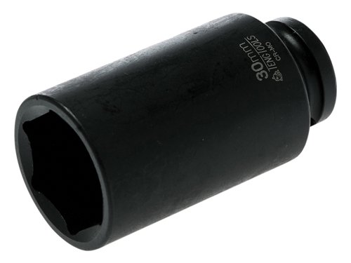 TEN Deep Impact Socket Hexagon 6-Point 1/2in Drive 30mm