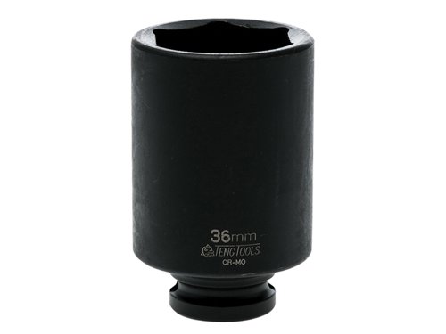 TEN Deep Impact Socket Hexagon 6-Point 1/2in Drive 36mm