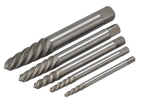 TEN SE05 Screw Extractor Set, 5 Piece