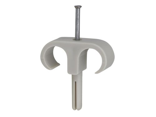 TIL Double Plug Clip 14-18 Grey 2.5 x 40mm Box 60