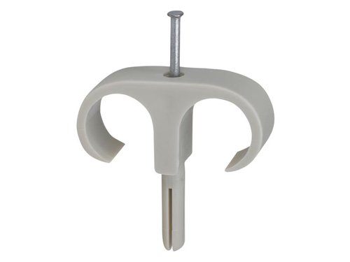 TIL Double Plug Clip 18-22 Grey 2.5 x 45mm Box 40