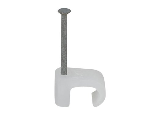 TIL Cable Clip Flat 4x6 Clear 1.2 x 20mm Box 100