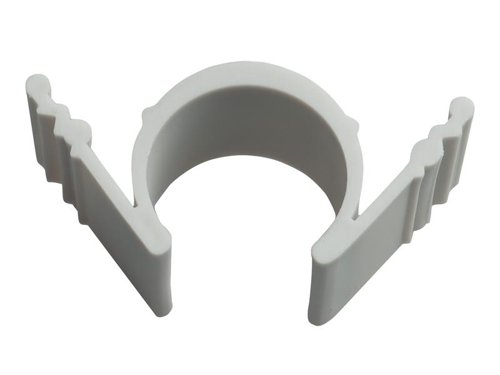 TIL Groove Clips Grey 20mm Box 80