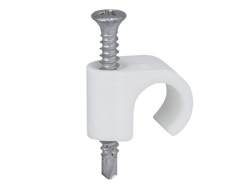 TIL Drill Clip Round 14-18 White PH2 Box 100