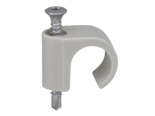 TIL Drill Clip Round 18-22 Grey TX20 Box 50