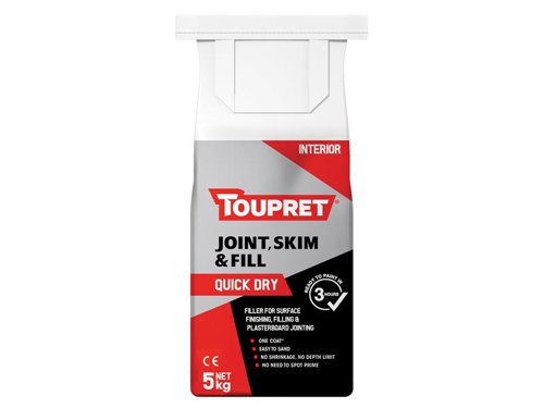 Toupret Quick Dry Joint Skim & Fill 5kg