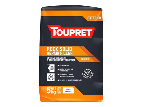 TOUTTMUX051 Toupret Exterior Rock Solid Repair Filler 5kg