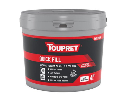 Toupret Quick Fill (Interior) - 4 litre