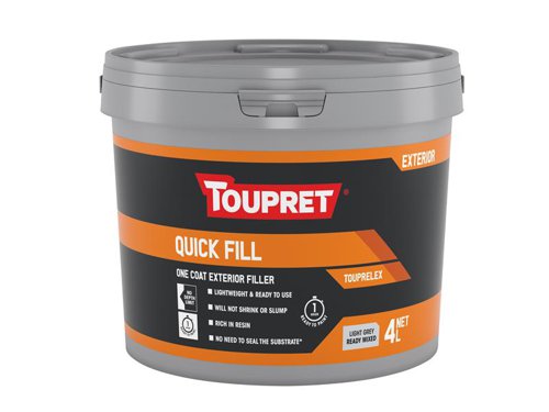 Toupret Quick Fill (Exterior) 4 litre