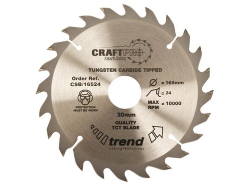 TRE CSB/13424 CraftPro Circular Saw Blade 134 x 20mm x 24T