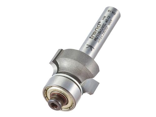 Trend 46/118 x 1/4 TCT Bearing Guided Ovolo & Round Over 3mm Radius
