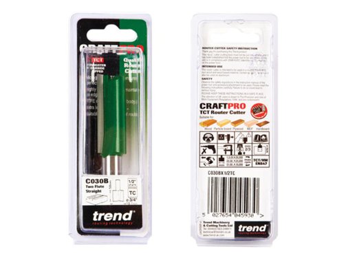 TRE C030B x 1/2 TCT Two Flute Cutter 19.1 x 50.0mm