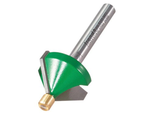 TRE C049A x 1/4 TCT Pin Guided Chamfer Bevel Cutter 45°