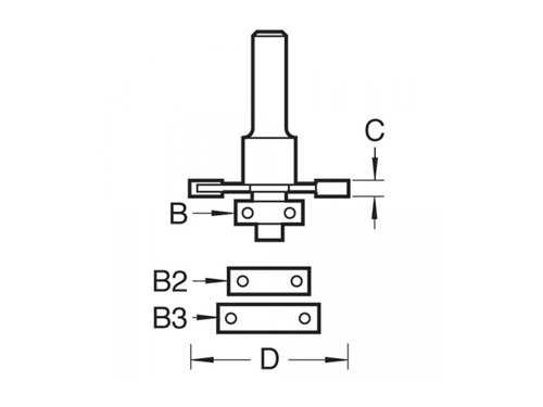 TREC15212TC Trend C152 x 1/2 TCT Bearing Guided Biscuit Jointer 4.0 x 37.2mm