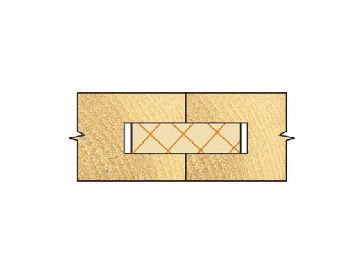 TREC15214TC Trend C152 x 1/4 TCT Bearing Guided Biscuit Jointer 4.0 x 37.2mm