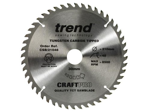 TRE CSB/21048 Craft Pro Saw Blade 210 x 30mm x 48T