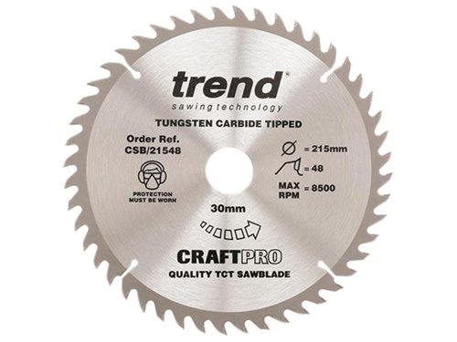 TRE CSB/21548 CraftPro Saw Blade 215 x 30mm x 48T