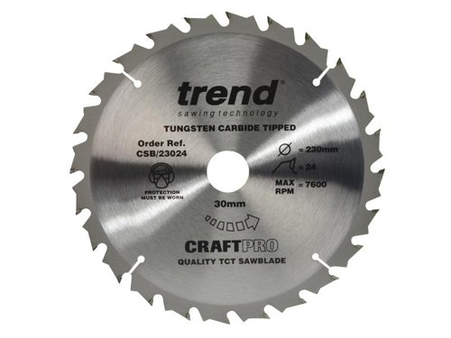 TRE CSB/23024 CraftPro Saw Blade 230 x 30mm x 24T