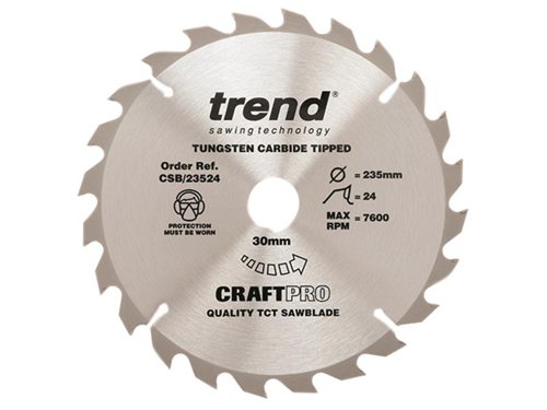 TRE CSB/23524 CraftPro Saw Blade 235 x 30mm x 24T