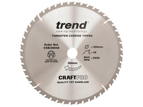 TRE CSB/30048 Craft Pro Saw Blade 300 x 30mm x 48T