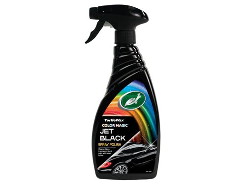 Turtle Wax Jet Black Spray Polish 500ml