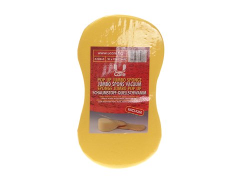 UCRPSPONGE U-Care Pop-up Jumbo Sponge - Vacuum Packed