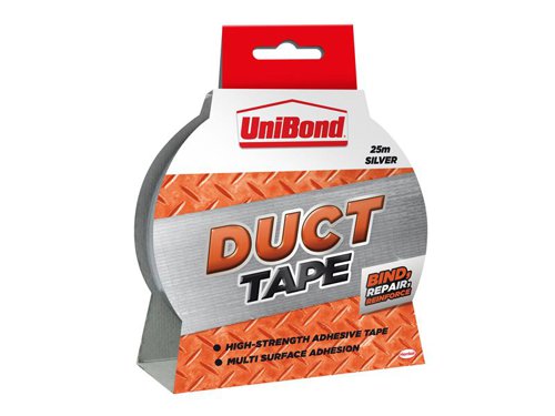 UniBond DIY Duct Tape Silver 50mm x 25m