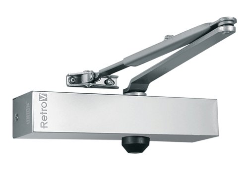 The UNION Replacement Variable Power Door Closer is the easy way to replace Briton 2003 series door closers and keep your existing door. It uses identical fixing dimensions and footprint to popular UK door closer designs, including Briton 2003, 2004 and 2003V. Sympathetically designed to blend with other traditional door closers that have been used or are currently fixed to other doors nearby.Ideal for retrofit but also highly suited to 1st fit applications. Suitable for both fire resistant timber and metal doors, as well as other internal doors.Fully tested as both size EN3 and EN4 in all 3 fixing positions.Specification:Finish: SE SilverMax. Door Width: 1100mm (All 3 Install Positions)Max. Door Weight: 80kg (All 3 Install Positions)Max. Opening Angle: 130°
