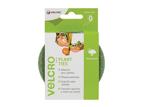 VEL VELCRO® Brand ONE-WRAP® Plant Ties 12mm x 5m Green