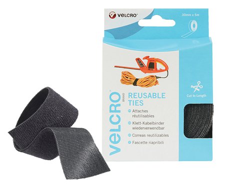 VELCRO® Brand VELCRO® Brand ONE-WRAP® Reusable Ties 30mm x 5m Black