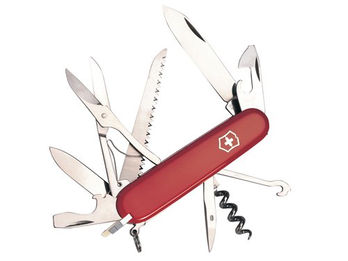 VICHUNT Victorinox Huntsman Swiss Army Knife Red 1371300