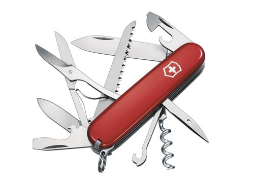 VICHUNTB Victorinox Huntsman Swiss Army Knife Red Blister Pack