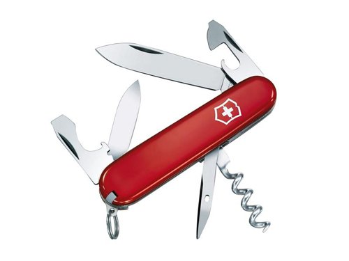 VICSPARB Victorinox Spartan Swiss Army Knife Red Blister Pack