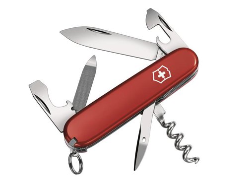 VICSPORB Victorinox Sportsman Swiss Army Knife Red Blister Pack