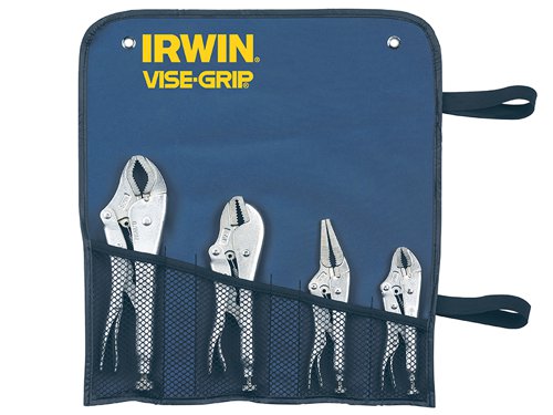 4 Piece T71 Pliers Set contains the following:1 x 5WR Fast Release??? Curved Jaw Locking Pliers 127mm1 x 6LN Fast Release??? Long Nose Locking Pliers 150mm1 x 7R Fast Release??? Straight Jaw Locking Pliers 175mm1 x 10CR Curved Jaw Locking Pliers 254mm
