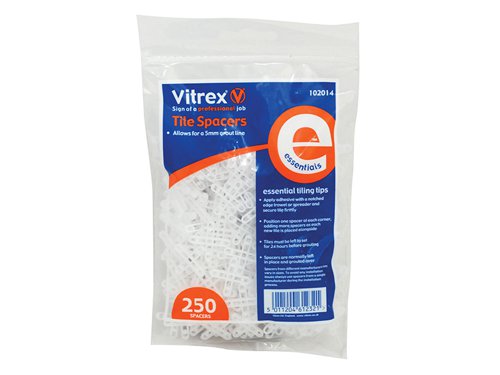 Vitrex Essential Tile Spacers 5mm (Pack 250)