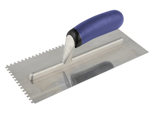 VIT102970 Vitrex Professional Stainless Steel Adhesive Trowel Square Notches 4mm