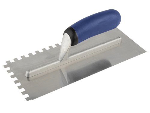 VIT102971 Vitrex Professional Stainless Steel Adhesive Trowel Square Notches 8mm