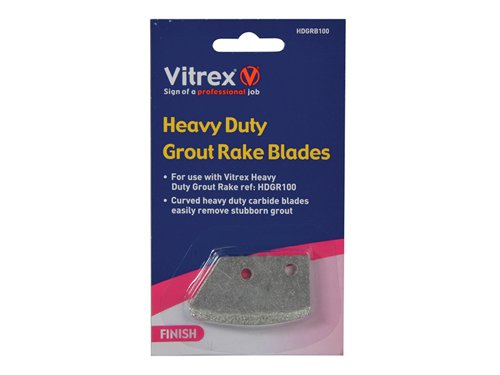 VITHDGRB100 Vitrex Heavy-Duty Grout Rake Blades