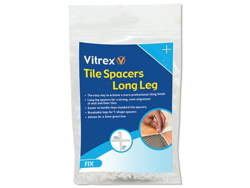 VITLLS31500 Vitrex Long Leg Spacer 3mm (Pack 1500)